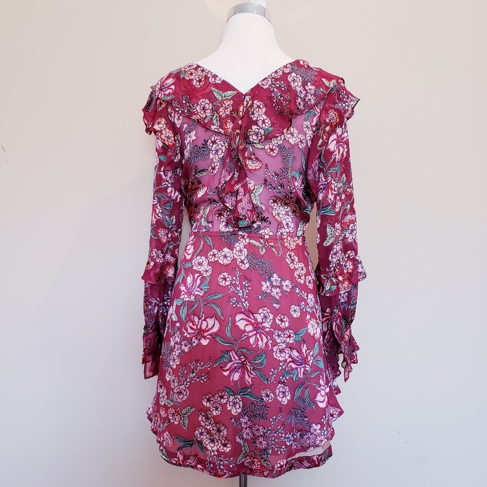 FOR LOVE & LEMONS Flora Drawstring Mini Dress - Picture 3 of 8